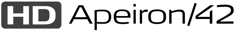HD Apeiron/42 art scanner logo