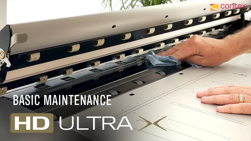 Contex scanner maintenance, HD Ultra X