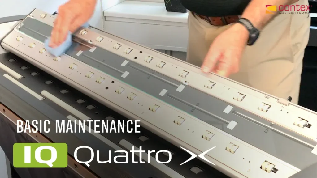 Contex scanner maintenance, IQ Quattro X