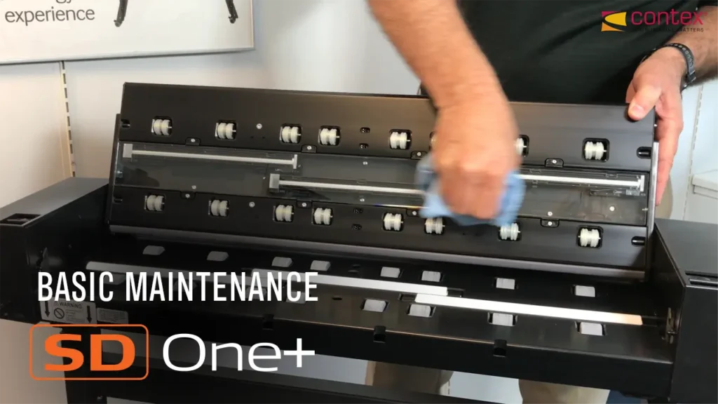 Contex scanner maintenance, SD One+