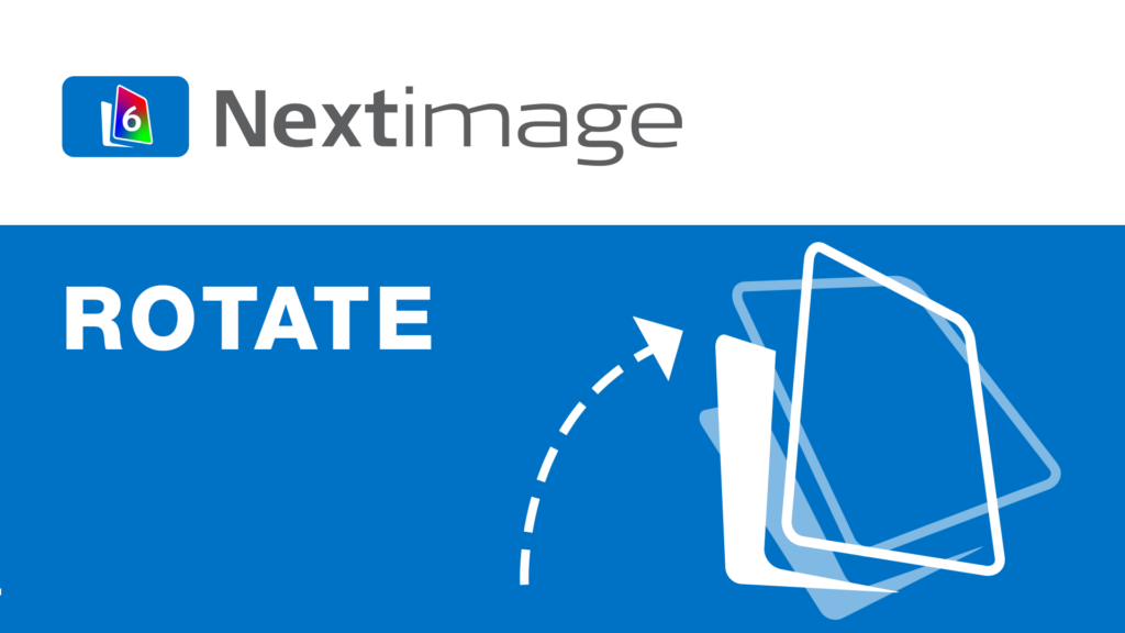 Nextimage 6 large format scanning software - Rotate