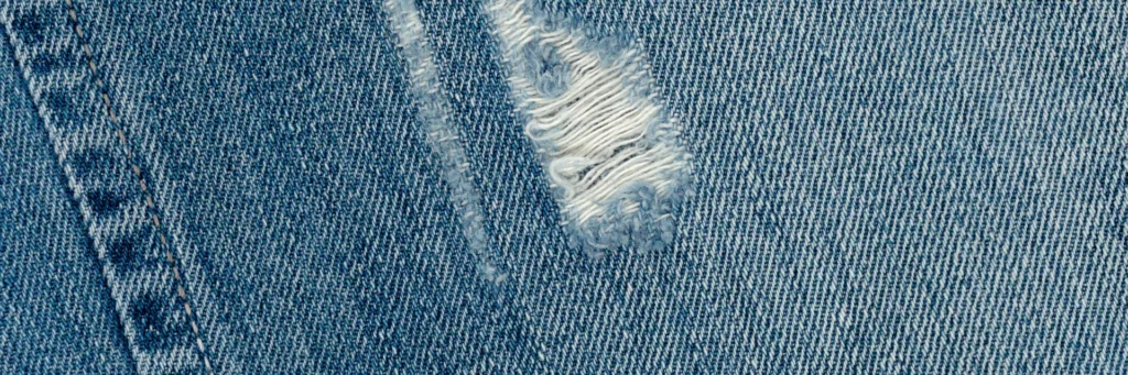 Entire jeans scanned with HD Apeiron/42 large format contact-free scanner